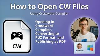 How to Open CW Files (Crossword Compiler Puzzle)