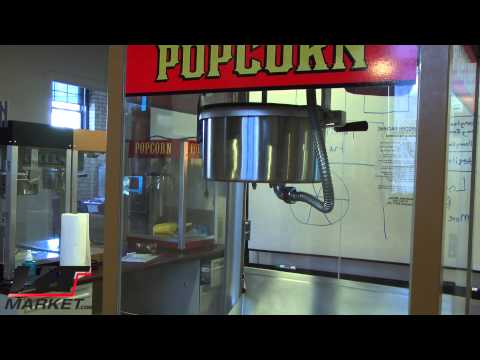 How to operate popcorn machine