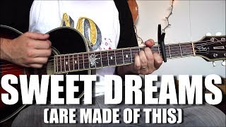 Sweet Dreams (Are Made of This) - Eurythmics - Guitar Tutorial