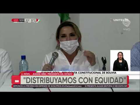 Áñez: "Estamos haciendo planes para establecer la apertura de la economía"