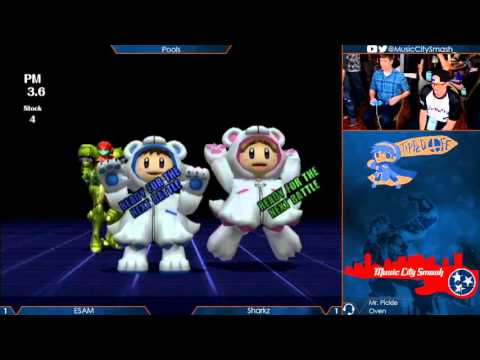 TO11 - Sharkz (Pit, Ice Climbers) vs PG | ESAM (Samus) - Project M Pools