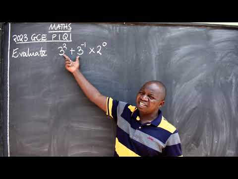 MATHS  2023 GCE P1 Q1