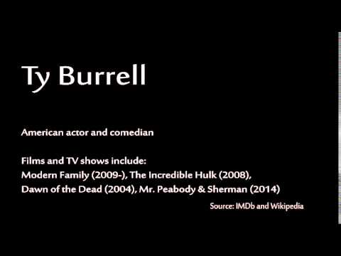 How to pronounce - Ty Burrell