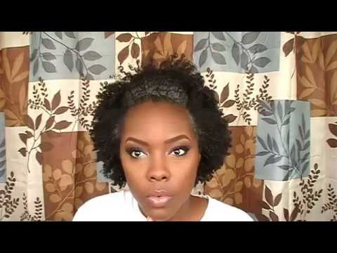 Quick & Easy style on short natural hair Collab w/ MsKmarie93