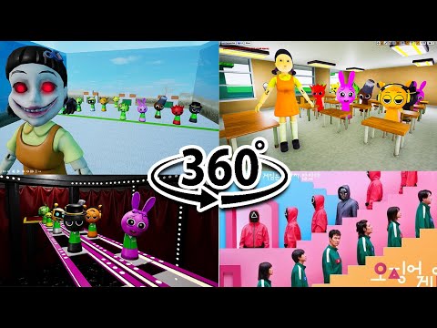 You Trolled the Squid Doll Teacher… Now You're Trapped in Squid Game! (VR360)