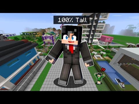 Clyde Goes CRAZY in Minecraft - 100% TALL Transformation!