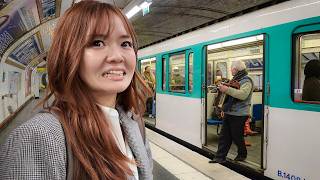 Can a Japanese woman survive alone in Paris? 🇫🇷 (shocked by the metro)