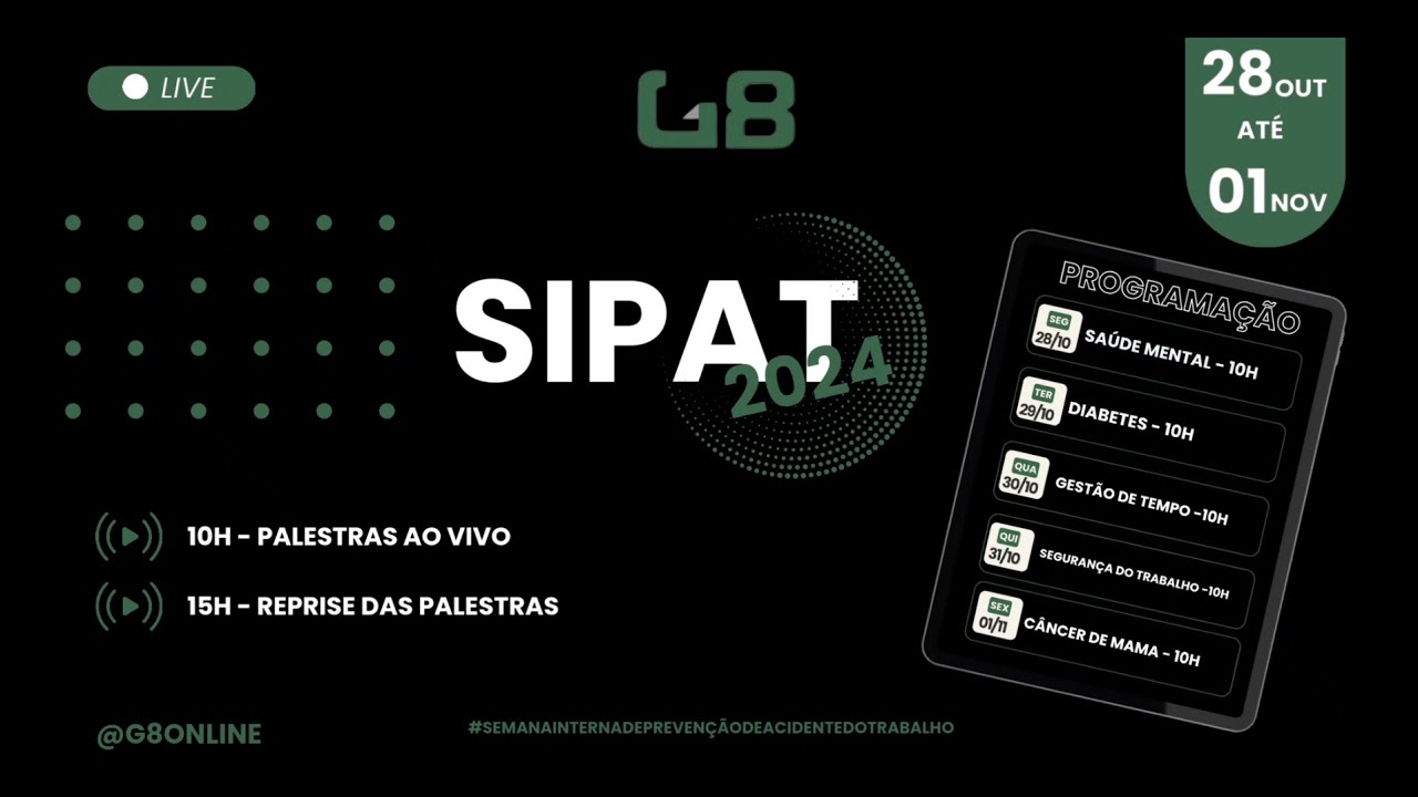 SIPAT 2024 - Gestão do tempo