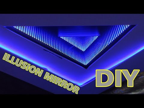 how to make LED 3D Infinity Mirror XXL build an Illusion mirror with WS2812b #LEDSign Video