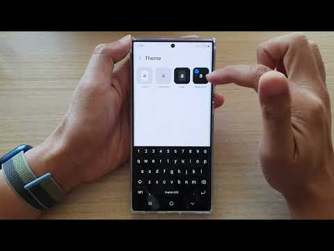 Galaxy S22/S22+/Ultra: How to Change the Keyboard Theme to Light/Solid Light/Dark/Solid Dark