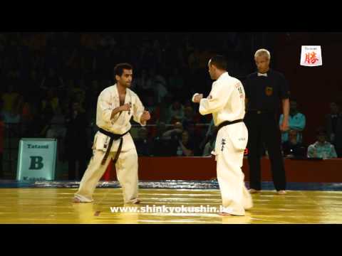 Gábor Rózsa vs Lasha Khatchapuridze Final - European Championship Shinkyokushin Switzerland 2013