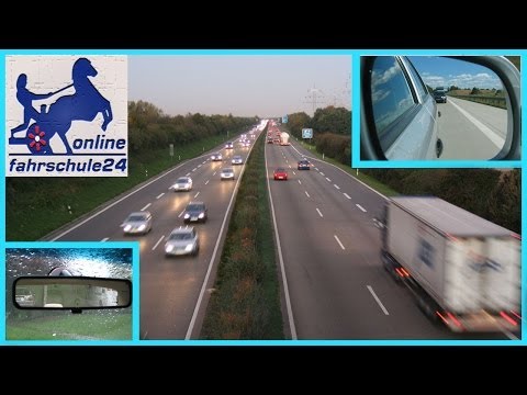 Überholen auf der Autobahn