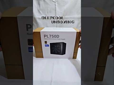 Deepcool PL750D 80 PLUS BRONZE NON MODULAR PSU Unboxing and setup #2farrobotics #pcbuild #psu #2fr