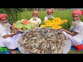 Shrimp Veg Torkari Big Prawn Vegetable Mixed Curry Cooking For Old Age Special People