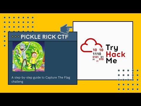 Pickle Rick CTF(TryHackMe) Walkthrough | Step-by-Step Cybersecurity Challenge Solved