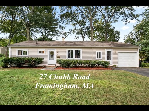 House for sale......27 Chubb Road, Framingham, MA