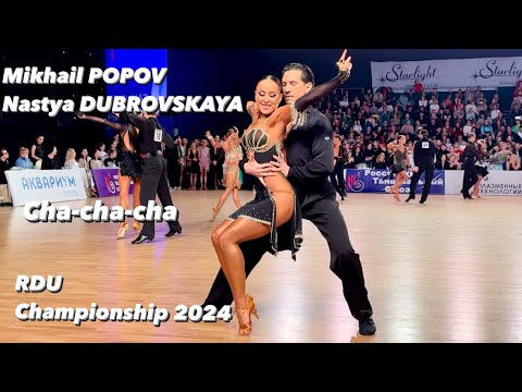 Mikhail Popov - Anastasia Dubrovskaya | RDU Championship 2024 | Cha-cha-cha