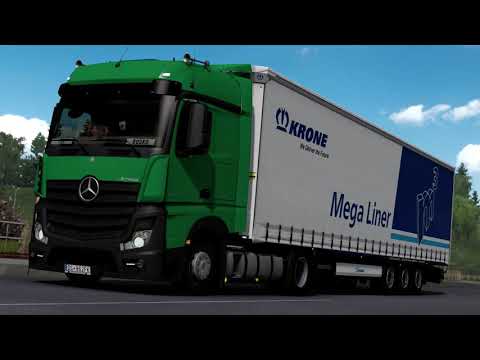 ETS2 Mercedes Actros MP4 1845 Zamość - Sanok