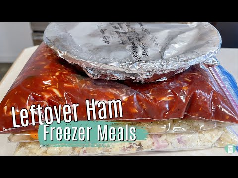 Quick & Easy LEFTOVER HAM Recipes | Freezer Meals
