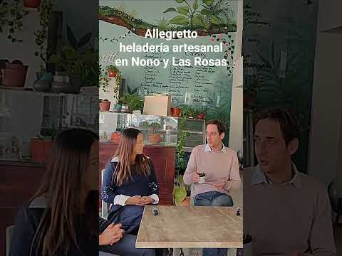 Allegretto heladería artesanal en Villa de Las Rosas y Nono. Traslasierra