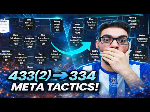 433(2) TO 334 META FORMATION AND CUSTOM TACTICS | FC 26 ULTIMATE TEAM