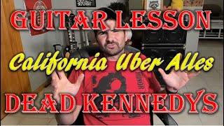 How To Play "California Über Alles" by Dead Kennedys - Guitar Lesson (with guitar tab!)