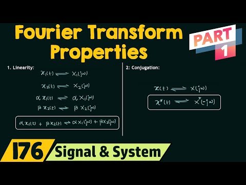 Properties of Fourier Transform Part 1