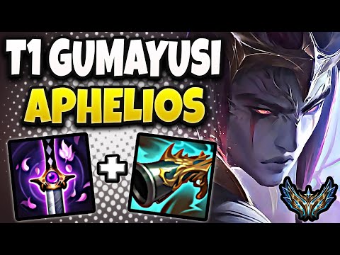 T1 Gumayusi Aphelios vs Zeri [ ADC ] Korea Challenger Patch 25.12