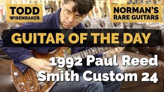 Video thumbnail for Guitar of the Day: 1992 Paul Reed Smith Custom 24 Rootbeer | Guest Host: Todd Wisenbaker by Normans Rare Guitars