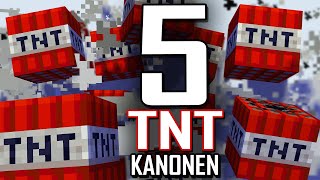 5 TNT Kanonen in Minecraft  TNT Kanone in Minecraf