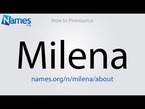 How to Pronounce Milena
