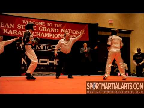Robyn LeBuffe v Chelsey Nash - Women's Sparring Final - Ocean State Grand Nationals 2013