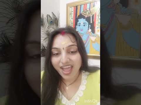 “If devotion is pure… even a wild flower becomes the garland of the Lord ✨🌸 #krishnalove #radhera...