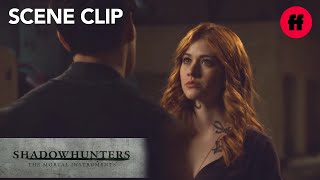 Shadowhunters | Season 2, Episode 12: Simon Questions Clary About Jace | Freeform 