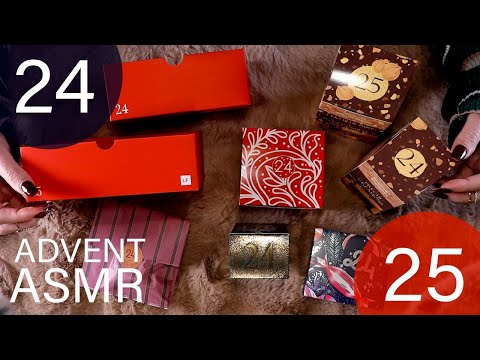 ASMR ✨🎄 Advent Finale! Day 24 & 25 ✨ 2025 (🎧 soft spoken, tapping, scratching) #advent2025