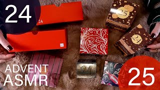 ASMR ✨🎄 Advent Finale! Day 24 & 25 ✨ 2025 (🎧 soft spoken, tapping, scratching) #advent2025