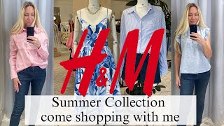 H&M SHOPPING HAUL TRY ON SUMMER COLLECTION | COME SHOPPING WITH ME TO H&M