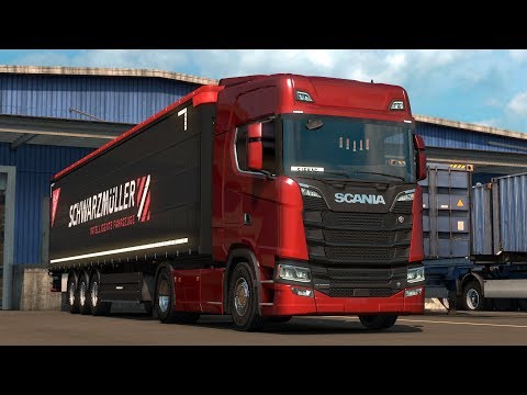 ETS 2 - SCANIA S 580 V8 - Trip: Jönköping - Västerås