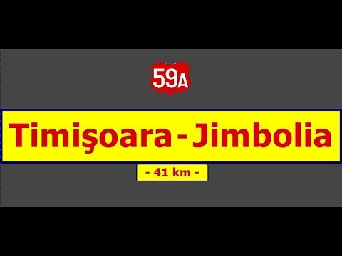DN 59A: Timişoara - Jimbolia (Apr. 21, 2018)