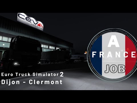 MAN TGX GX - Euro Truck Simulator 2 | A France Job [Dijon-Clermont]