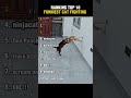 Ranking Funniest Cat Fight Moment