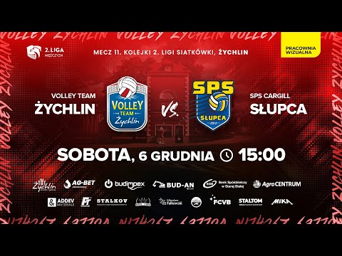 2 Liga. Volley Team Żychlin  - SPS Cargill Słupca | Mecz 11. kolejki Grupy A.