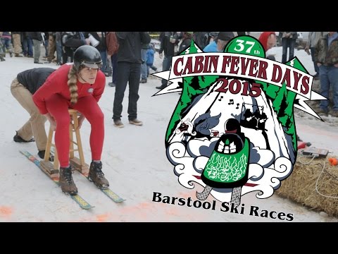 Video: Barstool Races at Cabin Fever Days