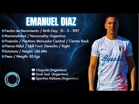 Emanuel Diaz #2 // Marcador Central - Center Back// Sportivo Italiano 2025