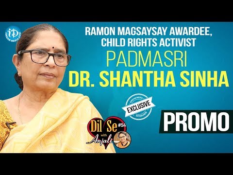 Child Rights Activist Padma Shri Awardee Dr. Shantha Sinha Interview - Promo | Dil Se With Anjali 54