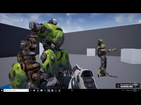 Loading the Free Paragon Assets in Unreal Engine 4 Video