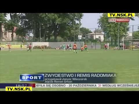 tv.nsk.pl 2013-07-06 sparing Radomiak Radom - MKS Świt Nowy Dwór Mazowiecki 2-0 bramki