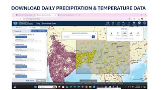 How to Download Daily Precipitation and Temperature Data (1955 to 2024) from NOAA