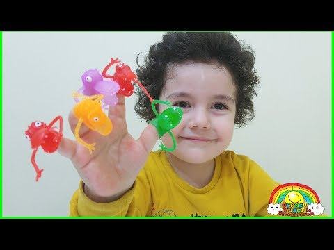 Parmak Ailesi ve Renkli Dinozorlar ile Renkleri Öğreniyoruz|Finger Family Song Nursery Rhymes