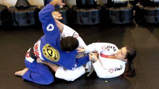 preview picture of video 'Brazilian Jiu Jitsu Sweep to Triangle Option ( Abby Malone Revolution MMA Benton  & Robson Moura )'